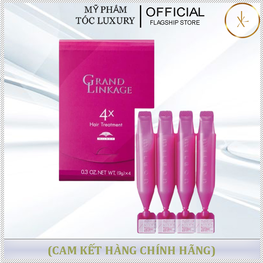 KEM DƯỠNG SIÊU MƯỢT MILBON GRAND LINKAGE DÙNG TẠI NHÀ 9GX4